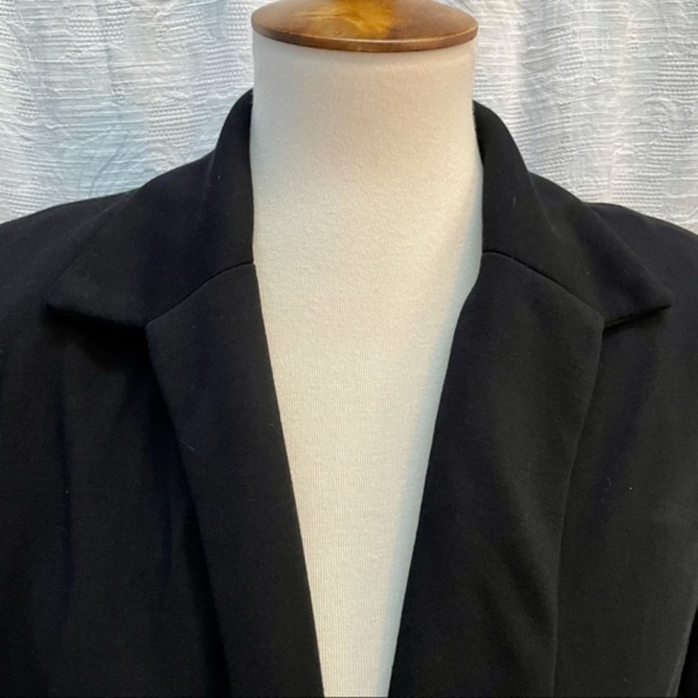 Badgley Mischka American Glamour Open Cardi Stretch Blazer - Picture 7 of 8